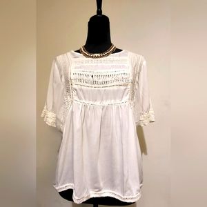 Amuse society white blouse